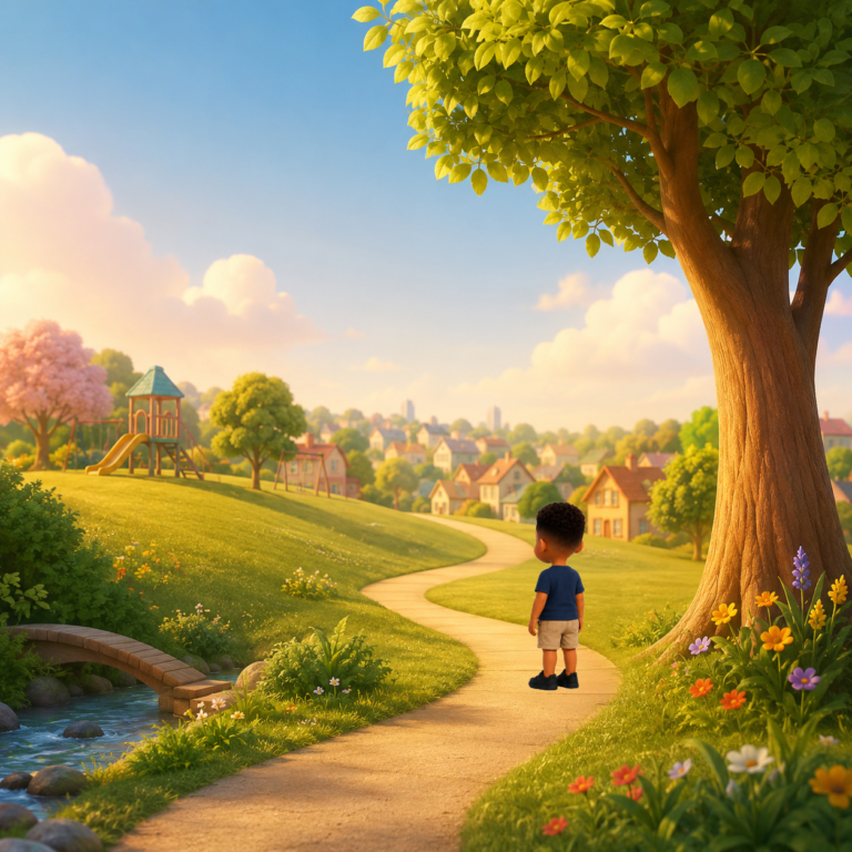 Carter, a joyful toddler learning through discovery